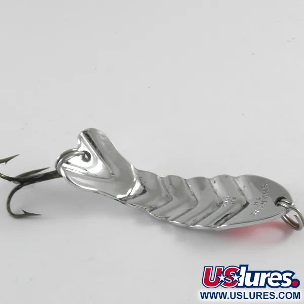 Sharpie Cucharilla Ondulante, Níquel / Rosa, 8g, Cuerpo Estriado, #4234