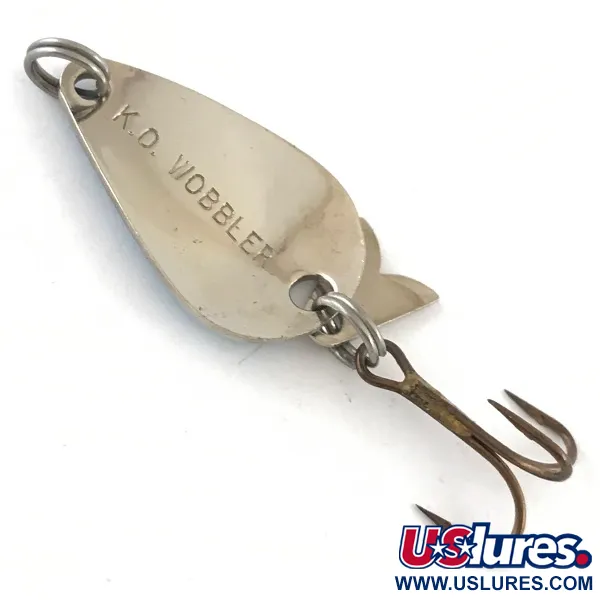 Acme K.O. Wobbler Cucharilla, Níquel / Azul, 3,5g, Sonic Flipper, #4236