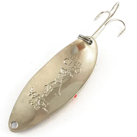Seneca Little Cleo (Hula Girl) Cucharilla, Blanco/Marrón/Rojo/Níquel, 14g, #4248