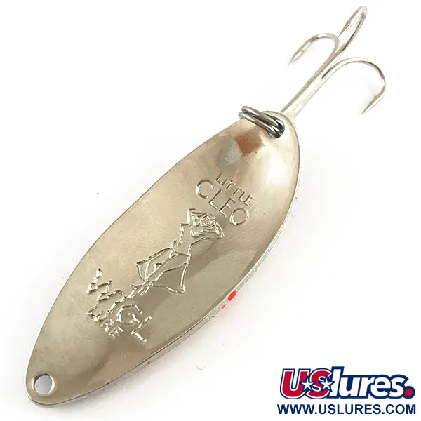 Seneca Little Cleo (Hula Girl) Cucharilla, Blanco/Marrón/Rojo/Níquel, 14g, #4248