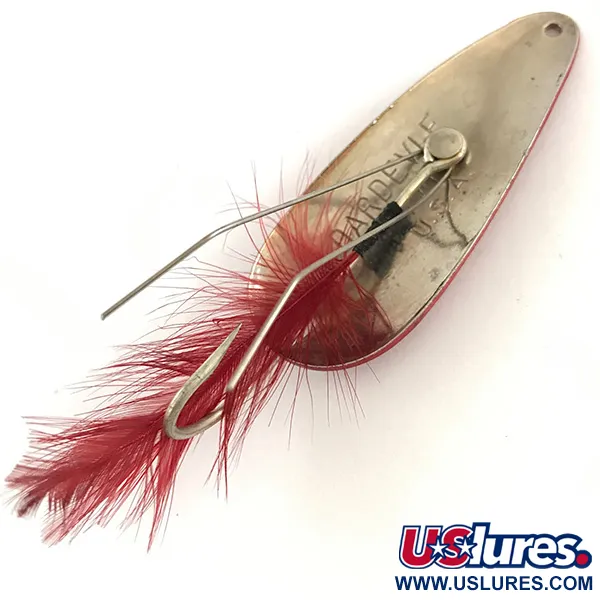 Eppinger Weedless Dardevle Imp, Rojo/Blanco, 11g, Antihierba, #4262