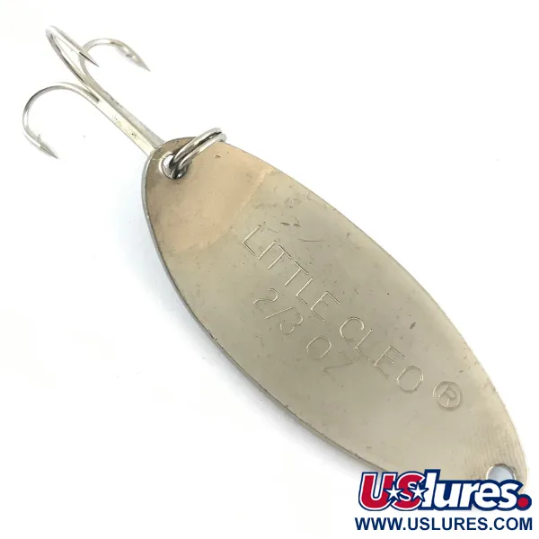 Acme Little Cleo Cucharilla, Níquel / Azul, 17g, Cuerpo latón, #4269