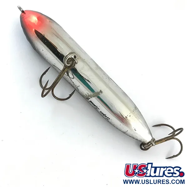 Heddon Zara Spook Señuelo Superficie, Black/Silver/Red, 12g, #4277