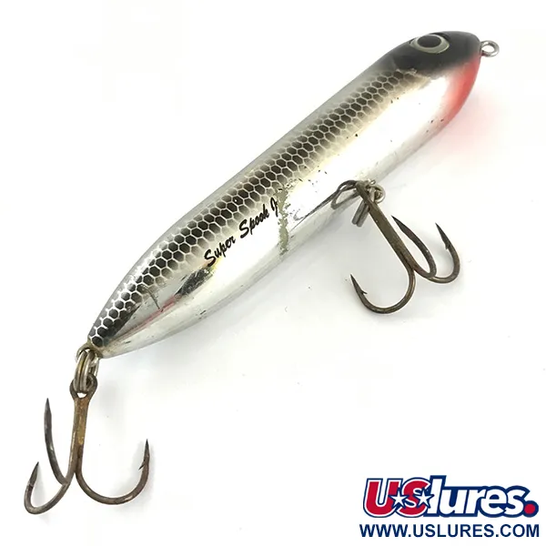 Heddon Zara Spook Señuelo Superficie, Black/Silver/Red, 12g, #4277