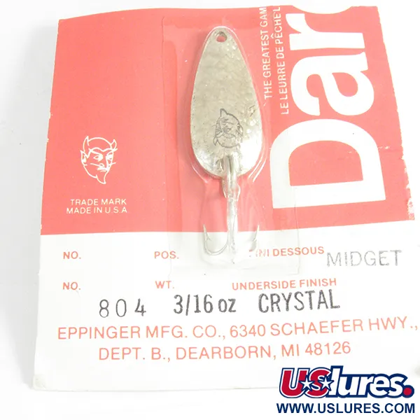 Eppinger Dardevle Midget Crystal Cucharilla, Crystal, 5,3g, #4288