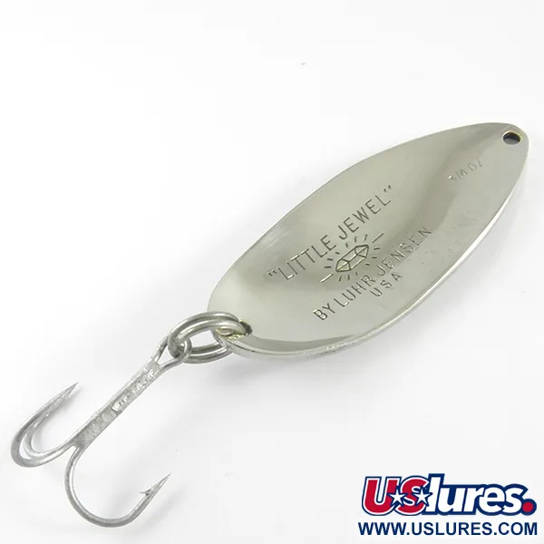 Luhr Jensen Little Jewel Cucharilla, Níquel/Azul/Rosa, 21g, #4295