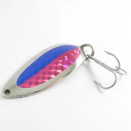 Luhr Jensen Little Jewel Cucharilla, Níquel/Azul/Rosa, 21g, #4295