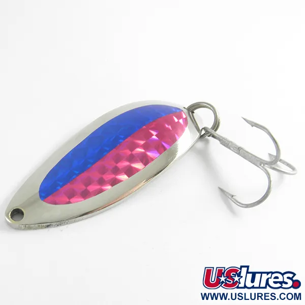 Luhr Jensen Little Jewel Cucharilla, Níquel/Azul/Rosa, 21g, #4295