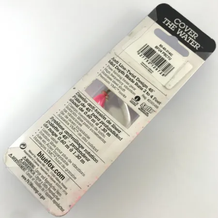 Blue Fox Super Vibrax 4 UV Cucharilla, Fluorescente, 10g, Brillo UV, #4324