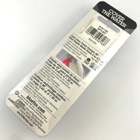 Blue Fox Super Vibrax 4 Cucharilla, Plateado, 10g, Anti-torsión, #4326