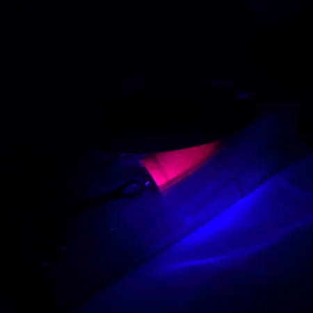 Blue Fox Super Vibrax 6 Fluo UV Cucharilla, Plata, 18g, UV, #4327