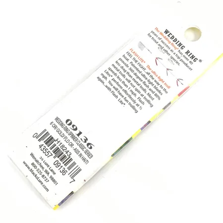 Mack's Lure Wedding Ring Spinner, Oro/Naranja Fluo, 2g, Estrás, #4328