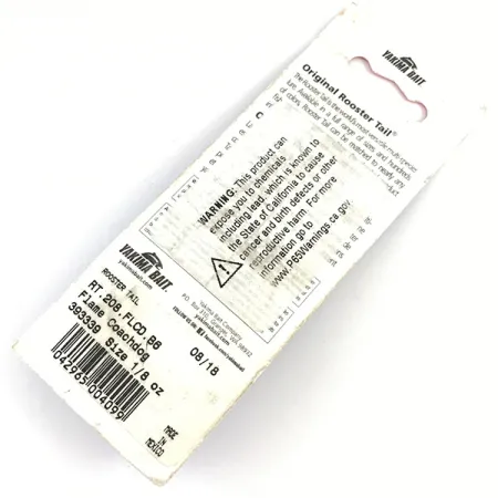 Worden’s Original Rooster Tail Cucharilla, Oro, 3.6g, Cola Pluma, #4446