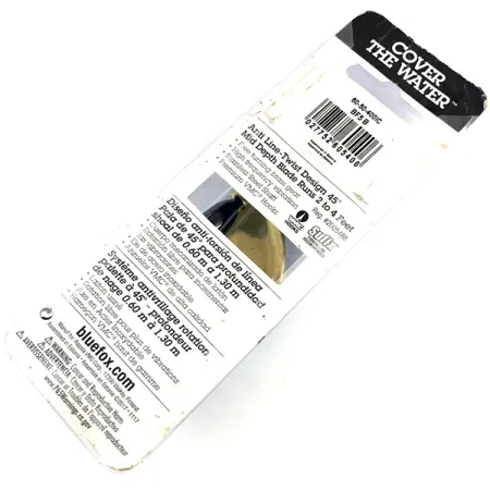 Blue Fox Super Vibrax 5 Cucharilla, Negro, 13g, Anti-torsión, #4369