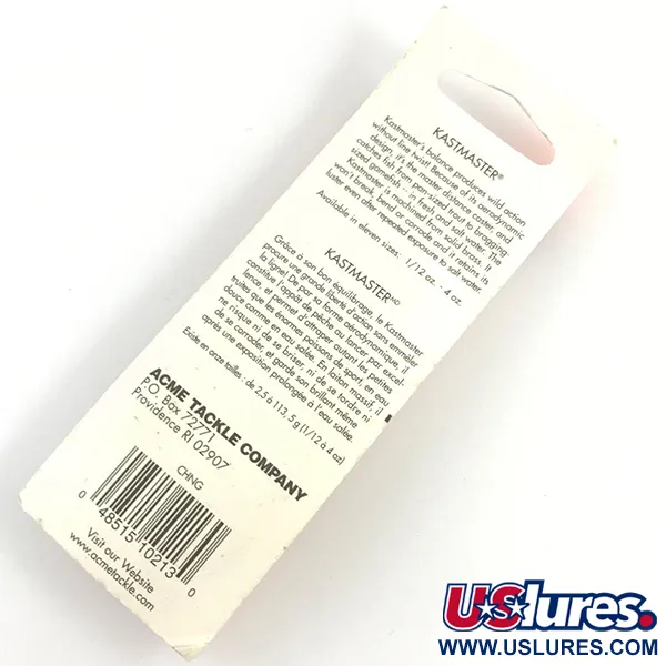 Cucharilla Acme Kastmaster, Níquel / Verde, 7g, Latón, #4388