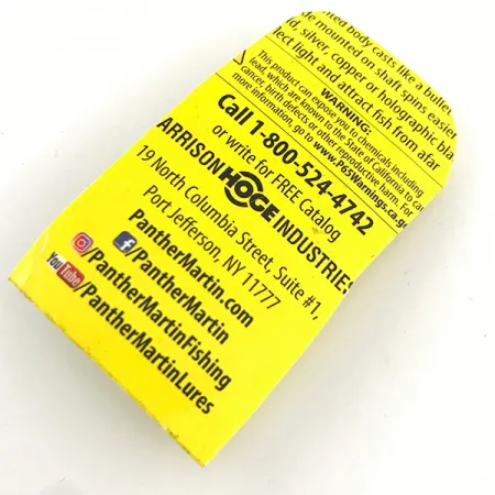 Panther Martin 2 Cucharilla, Trucha Arcoíris, 2.5g, In-line, #4411