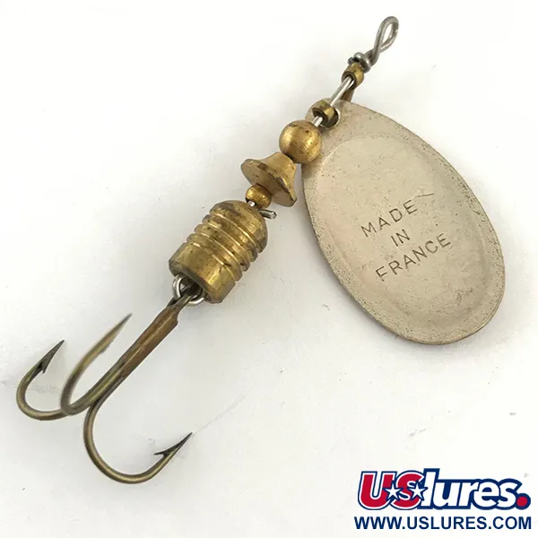 Mepps Aglia 2 Cucharilla, Plata, 4,5g, Componentes Franceses, #4413