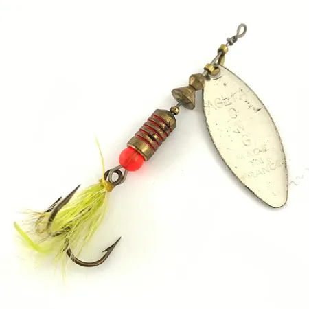 Mepps Aglia Long 2 Cucharilla, Plata / Purpurina Oro, 7.4g, Sauce, #4421