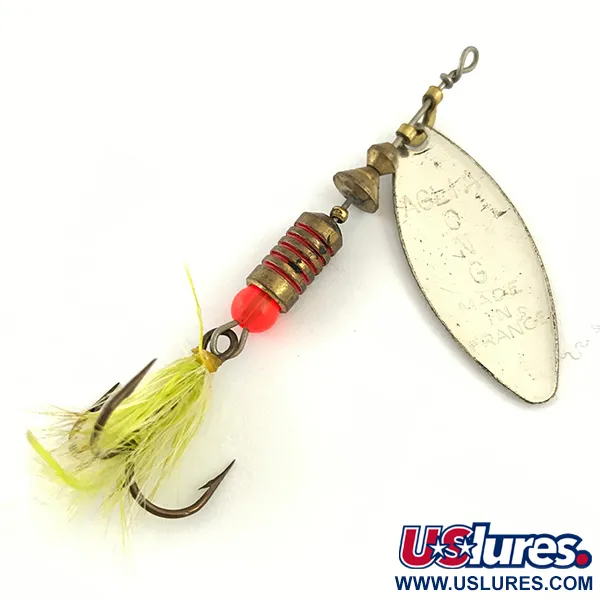 Mepps Aglia Long 2 Cucharilla, Plata / Purpurina Oro, 7.4g, Sauce, #4421