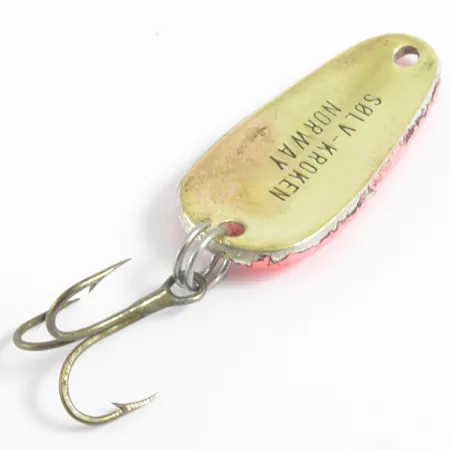 Sølvkroken Cucharilla, Rojo / Oro, 7g, Patrón de puntos, #4437