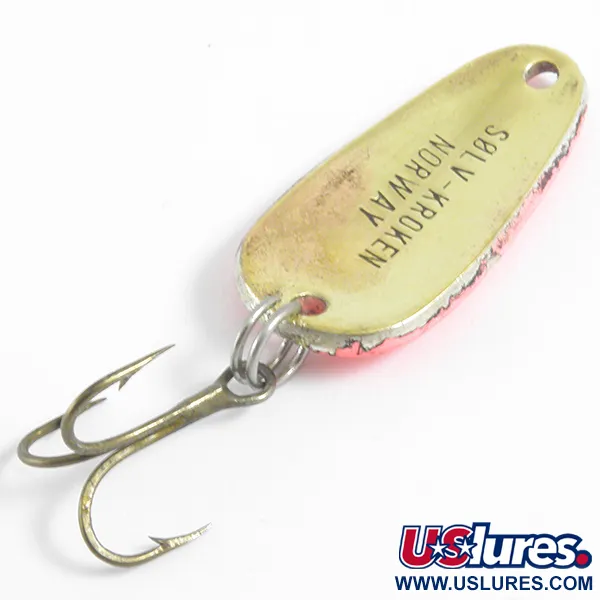 Sølvkroken Cucharilla, Rojo / Oro, 7g, Patrón de puntos, #4437