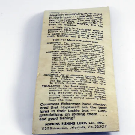 Hopkins s1 Jig Lure Cucharilla, Plata martillada, 14g, Bucktail, #5836