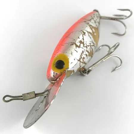 Storm Hot'N Tot Thin Fin Señuelo, Plateado/Rojo, 12g, Babero Metal, #4454