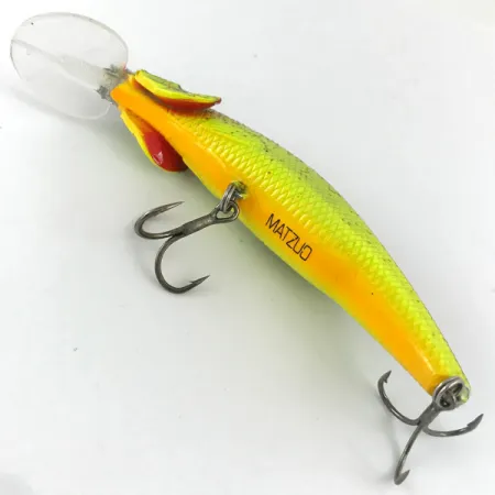 Matzuo Kinchou Minnow Señuelo, Chartreuse, 9g, Agallas, #4458