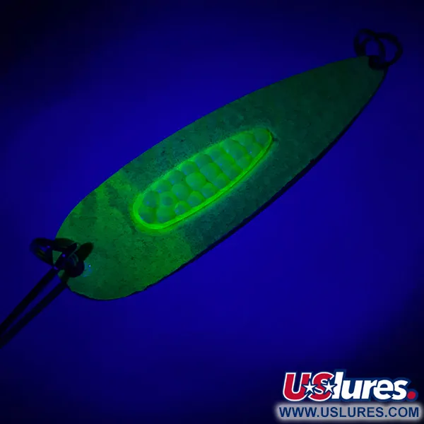 Cucharilla Bue Fox Trixee UV Glow, UV-Glow, 12g, Anzuelo simple, #4477