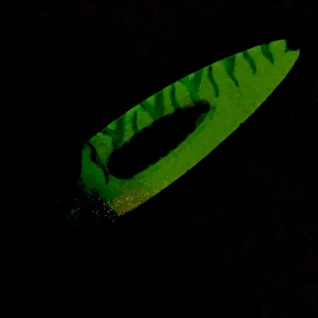 Cucharilla Bue Fox Trixee UV Glow, UV-Glow, 12g, Anzuelo simple, #4477