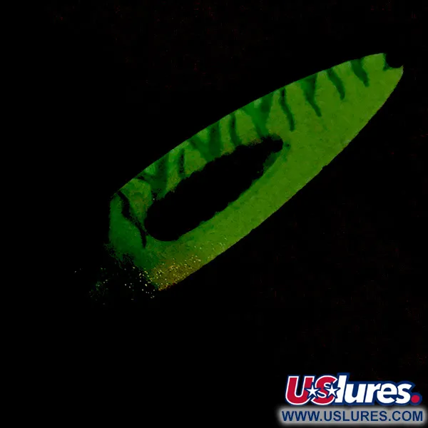 Cucharilla Bue Fox Trixee UV Glow, UV-Glow, 12g, Anzuelo simple, #4477
