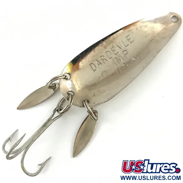 Cucharilla Eppinger Dardevle Imp Klicker, Blanco/Negro/Níquel, 11g, #4480