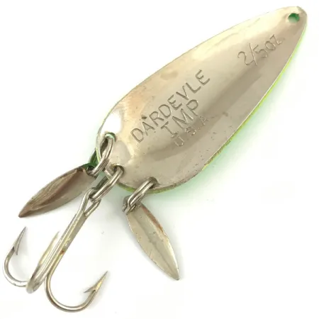 Eppinger Dardevle Imp Klicker UV Cucharilla, Fluorescent Green UV, 11g, #4481