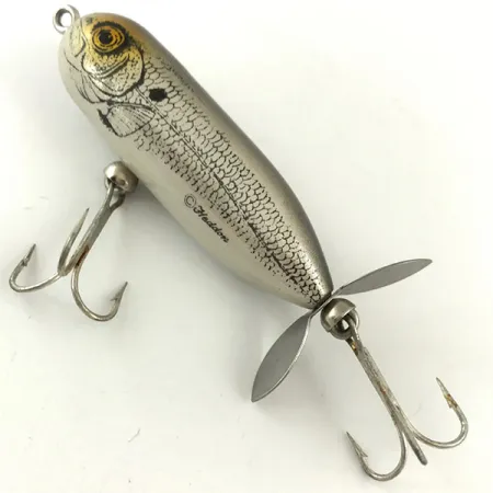 Heddon Baby Torpedo Señuelo Superficie, Plata, 9g, Hélice, #4483