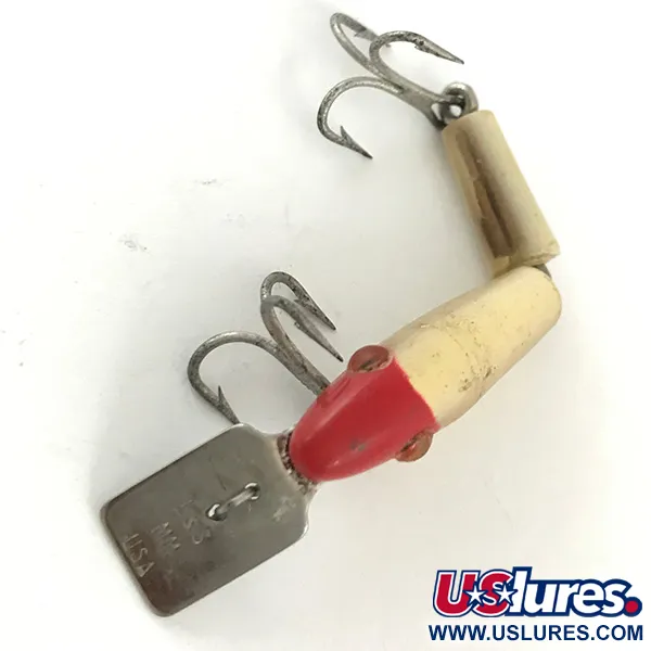 L&S Bait MirrOlure Bass-master Señuelo, Red/White, 2g, #4484
