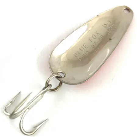 Blue Fox Aqua Spoon Cucharilla, Rojo / Blanco / Níquel, 7g, Vintage, #4487