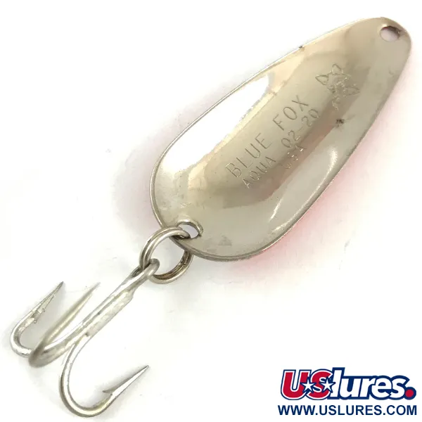 Blue Fox Aqua Spoon Cucharilla, Rojo / Blanco / Níquel, 7g, Vintage, #4487