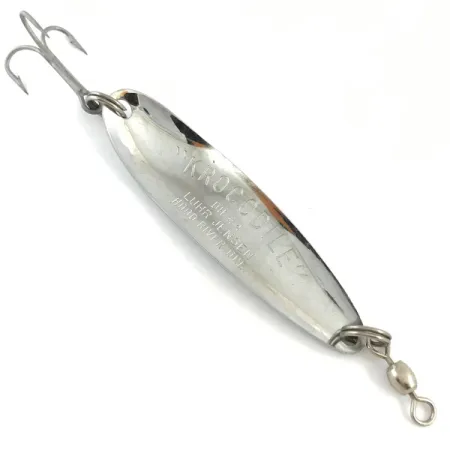 Luhr Jensen Krocodile Die #4 Cucharilla, Níquel martilleado, 14g, #4507