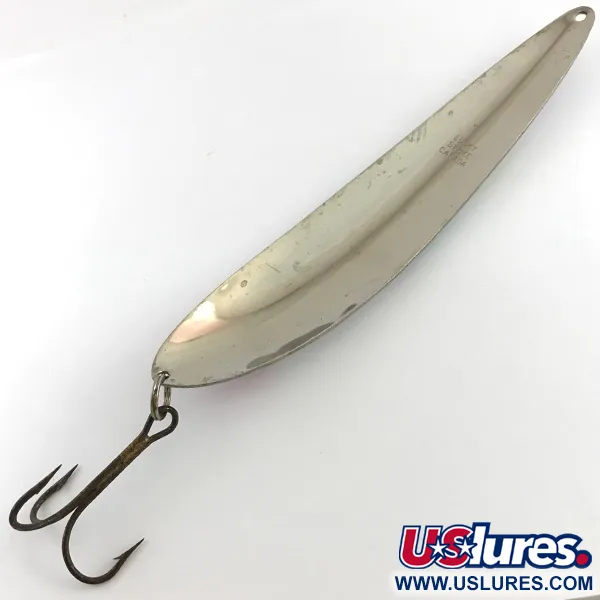Lucky Strike Canoe Wobbler Cucharilla, White Pearl/Nickel, 45g, #4526