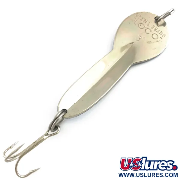 Glen Evans Loco 3 Cucharilla, Níquel / Azul, 17g, Prisma, #4535