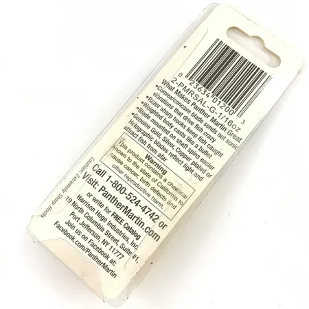 Panther Martin 2 Cucharilla, Oro / Rojo, 1.77g, chapado oro, #4540