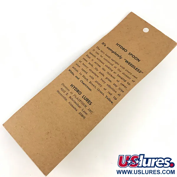 Weedless Hydro Spoon Cucharilla, Blanco/Rojo/Verde, 14g, Weedless, #5833