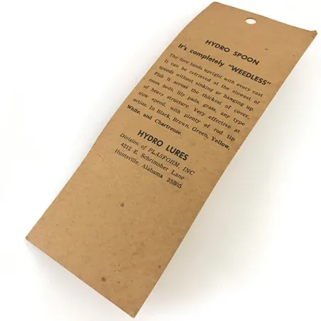 Hydro Lures Weedless Hydro Spoon Cucharilla, Amarillo/Rojo, 14g, Anti-algas, #4552