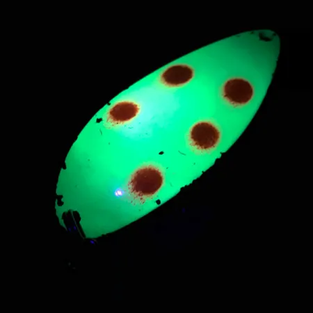 Acme Little Cleo UV Cucharilla, Amarillo/Rojo/Níquel, 21g, UV, #4562