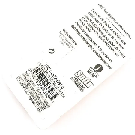 Luhr Jensen Needlefish 2 Cucharilla, Fire Tiger, 3g, #5808