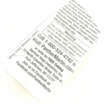 Panther Martin 6 Cucharilla, Amarillo Rojo, 7g, Hoja In-Line, #4581