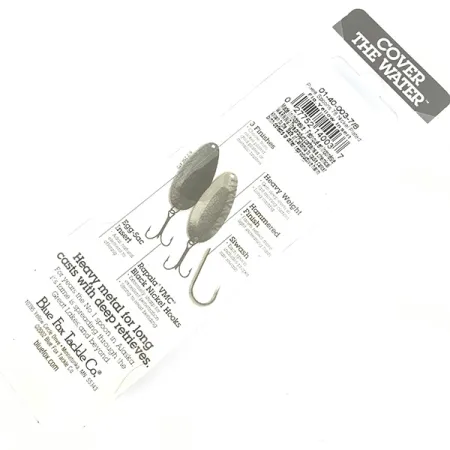 Blue Fox Pixee UV Cucharilla, Níquel martilleado / Amarillo, 24g, #4587