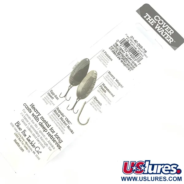 Blue Fox Pixee UV Cucharilla, Níquel martilleado / Amarillo, 24g, #4587