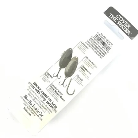 Blue Fox Pixee Cucharilla, Hammered Nickel / Blue, 24g, UV Bright, #4588