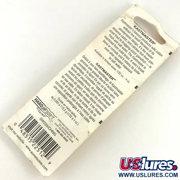 Acme Kastmaster Cucharilla, Níquel / Verde, 2.5g, Aerodinámico, #4599